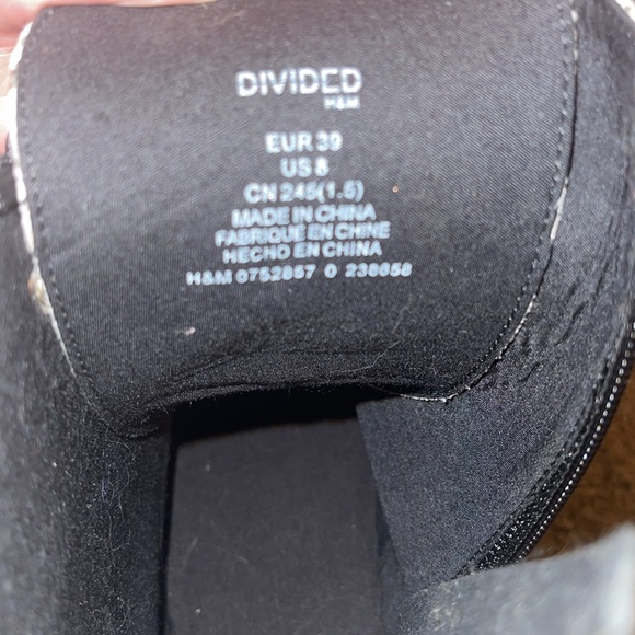 Size 8 / H&M snakeskin platform boots / Never worn - Picture 4 of 4